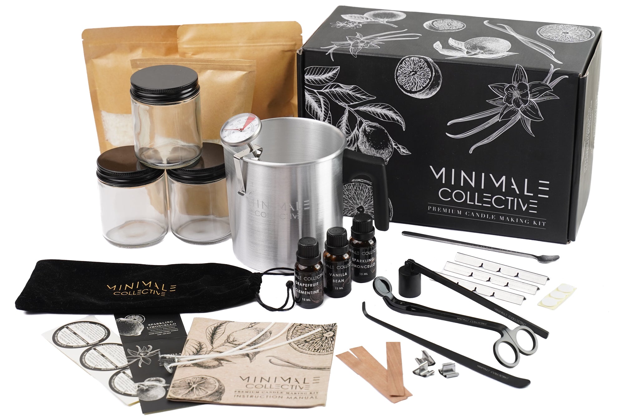  Minimale Collective Luxury Candle Making Kit for